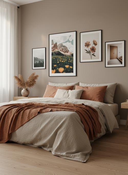 Flowers In The Mountains Poster