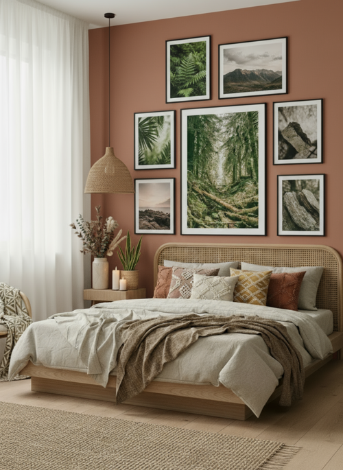 Greenery In The Woods Poster