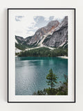 Snowy Mountain Lake Poster